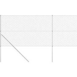 vidaXL Chain Link Fence with Posts 150cmx15m