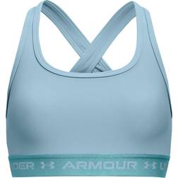 Under Armour Girl's Crossback Sports Bra - Opal Blue/Cloudless Sky (1369971-293)