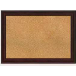Amanti Art Coffee Bean Brown Framed Corkboard Memo Notice Board 41.1x29.1"