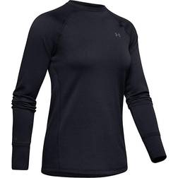 Under Armour ColdGear Base 3.0 Crew Baselayer Women - Black/Pitch Gray