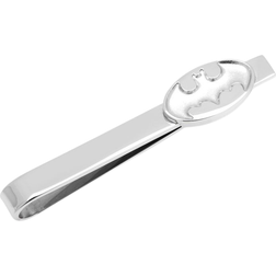 Batman Recessed Shield Tie Bar - Silver