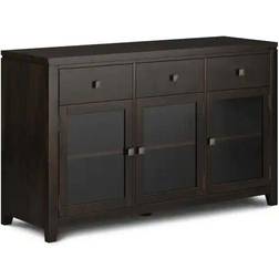 Simpli Home Cosmopolitan Mahogany Sideboard 54x31.9"