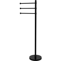 Allied Brass 49 Inch Towel Stand with 3 Pivoting Arms (GLT-3-BKM)