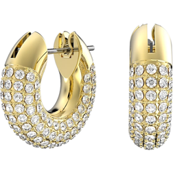 Swarovski Dextera Hoop Earrings - Gold/Transparent