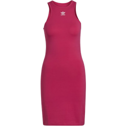 Adidas Adicolor Essentials Rib Tank Dress - Real Magenta