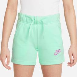 Nike Older Kid's Sportswear Club French Terry Shorts - Mint Foam/Violet Shock (DA1405-379)