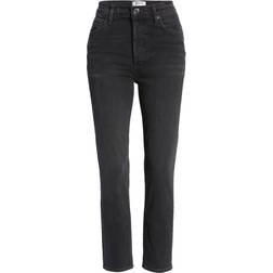 Agolde Riley High Rise Straight Crop Jeans - Panoramic