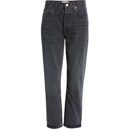 Agolde Riley High Rise Straight Crop Jeans - Edit