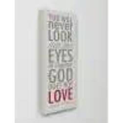 Stupell Industries God Loves Everyone Be Kind Typography Inspirational Wall Decor 1.5x24"