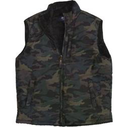 Smith Camo Sherpa Lined Vest - Green/Black