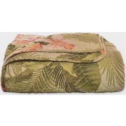 Tommy Bahama Tropical Orchid Blankets Green (127x177.8)