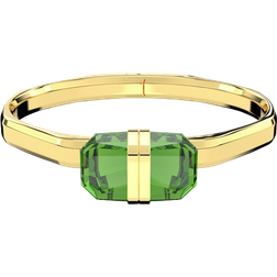 Swarovski Lucent Bangle - Gold/Green