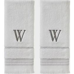 SKL Home Casual Monogram W Guest Towel White (66.04x40.64)