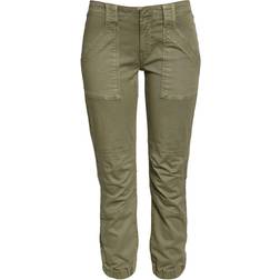 Frame Banded Bottom Trapunto Moto Pant - Washed Aloe