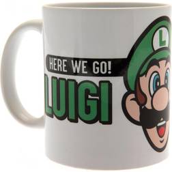 Nintendo Super Mario Here We Go Luigi Tasse & Becher 32cl