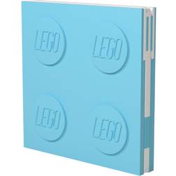 Lego SKOLEUDSTYR Locking Note Book, Azur With gel pen