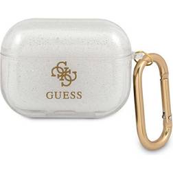 Guess AirPods Pro Skal Glitter Case Transparent