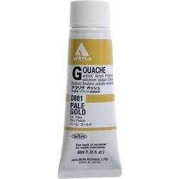 Acrylic Gouache 40 ml pale gold