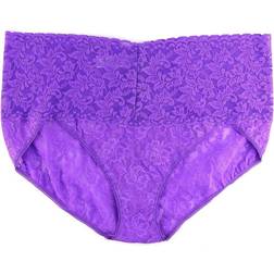 Hanky Panky Plus Size Retro Lace V-Kini - Vivid Violet