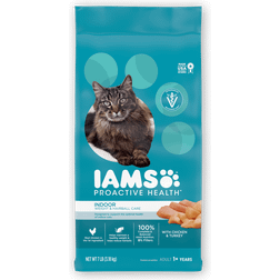 IAMS Proactive Health Adult Indoor Weight & Hairball Care with Chicken & Turkey 3.2