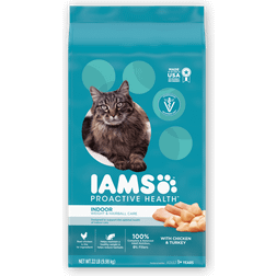 IAMS Proactive Health Adult Indoor Weight & Hairball Care with Chicken & Turkey 10