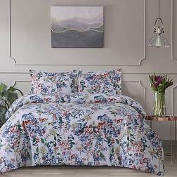 Tribeca Living Floris Oversized Duvet Cover Multicolor (243.84x233.68)