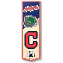 YouTheFan Cleveland Indians 3D Stadium View Banner