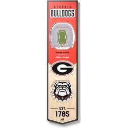 YouTheFan Georgia Bulldogs 3D StadiumView Banner