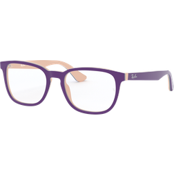 Ray-Ban Rb1592 Kids Violet On Pink/blue Clear Lenses Polarized 46-16