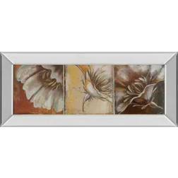 Classy Art The Three Poppies Il Framed Art 42x18"