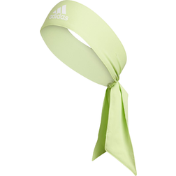 Adidas Alphaskin Tie Headband Women - Pulse Lime Green/White