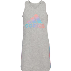 Adidas Training Curved Hem Tank Dress - Grey