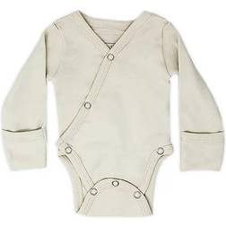 L'ovedbaby Organic Kimono Bodysuit - Stone (OR339st)