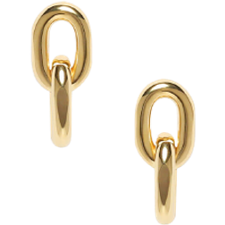 Anine Bing Link Drop Earrings - Gold