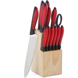 MegaChef 14-Piece Set (Red) Cutlery Set