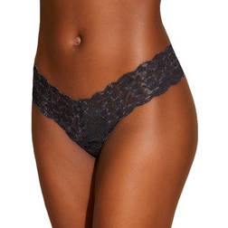Cosabella Never Say Never Printed Cutie Low Rise Thong - Black Panther
