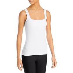 Alo Minimalist Ribbed Tank Top - White