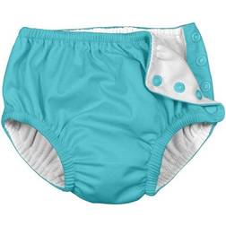 Green Sprouts Snap Reusable Absorbent Swim Diaper - Aqua (30699637473411)