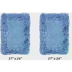 Better trends Shaggy Border Collection 2 pcs Blue