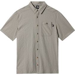 The North Face Hypress Short Sleeve Shirt - Military Olive Plaid