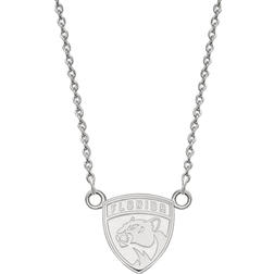 LogoArt Florida Panthers Small Pendant Necklace - Silver