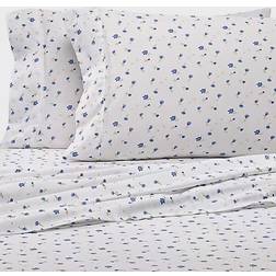 Home Collection Floral Bed Sheet Blue (243.84x167.64)