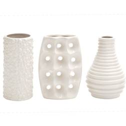CosmoLiving by Cosmopolitan Cosmopolitan Modern Style Alabaster Vase 8" 3