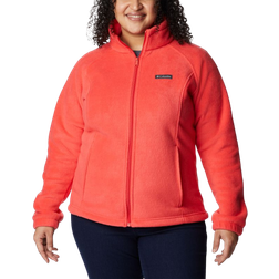 Columbia Women’s Benton Springs Full Zip Plus Size - Red Hibiscus