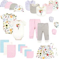 Touched By Nature Organic Cotton Layette Set & Giftset 25-pack - Flutter Garden (10167957)