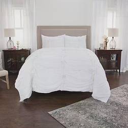 Rizzy Home Aiyana Quilts White (233.68x228.6)