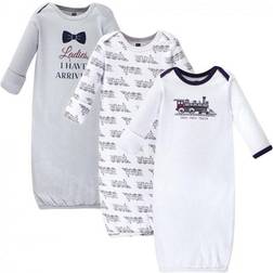 Hudson Baby Gowns 3-Pack - Train (10153644)