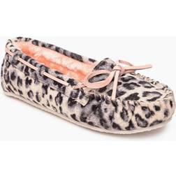 Minnetonka Cally - Grey Leopard Print