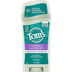 Tom's of Maine Natural Antiperspirant Deo Stick Coconut Lavender 2.3oz