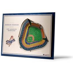 YouTheFan Los Angeles Dodgers 3D Stadium Wall Art